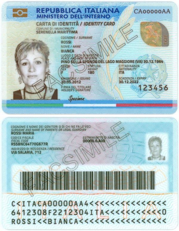 Italian electronic ID card